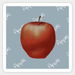 Apple, comic style Sticker